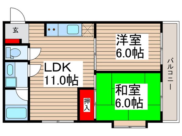 メゾンドエトワールの物件間取画像